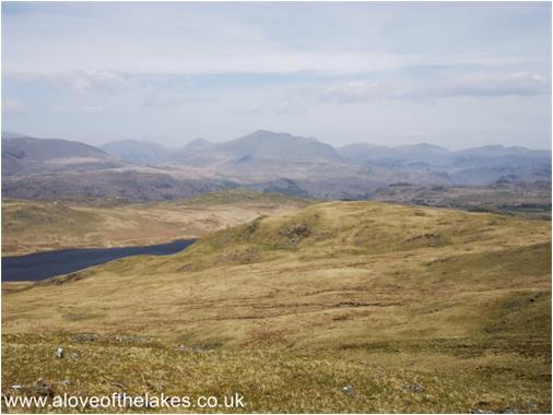 Looking towards the Scafell range