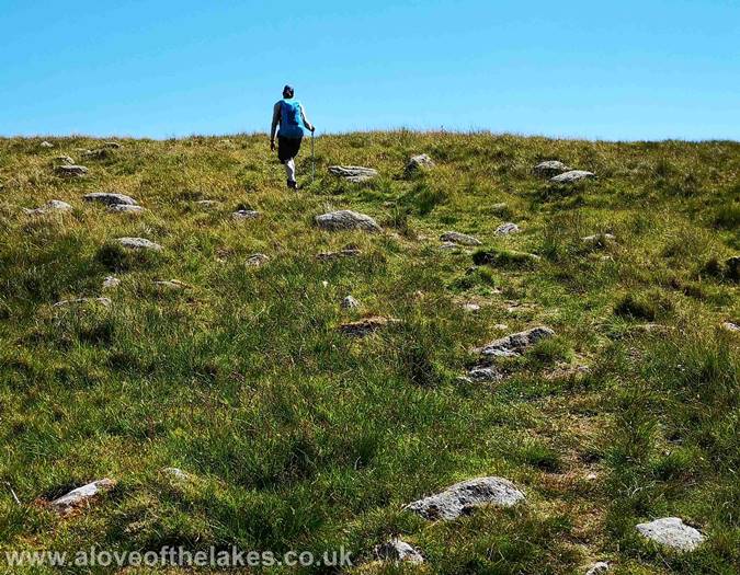 The first section of the path