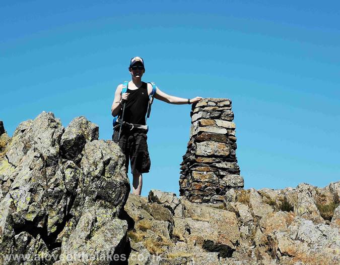 The summit cairn on High Seat
