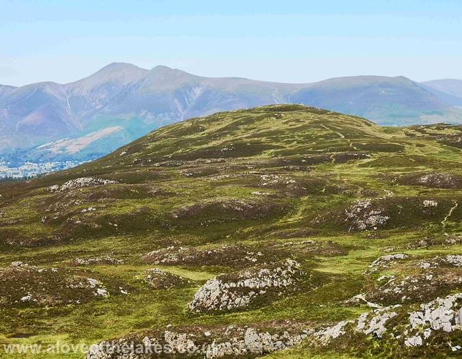 Looking back to Bleaberry Fell