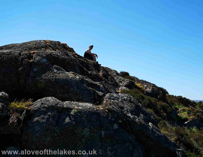 Ste on the summit of Armboth Fell