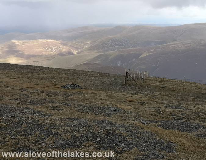 The path down to the fence line