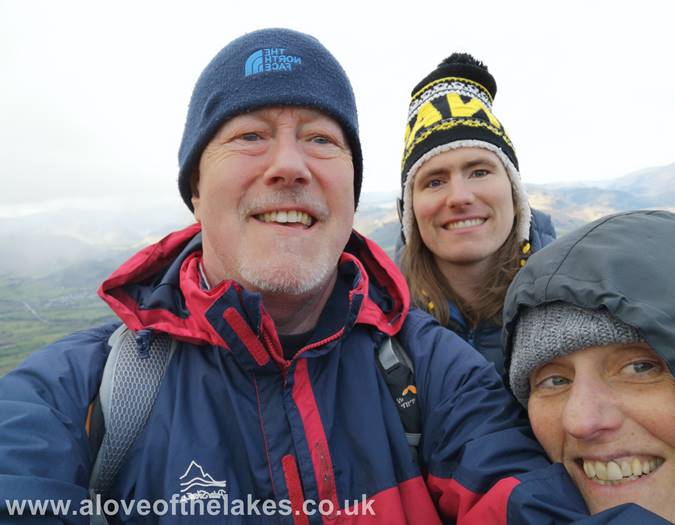 Team selfie on the way back down