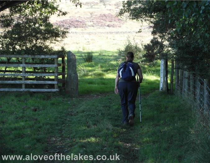 The path onto the open Fell side
