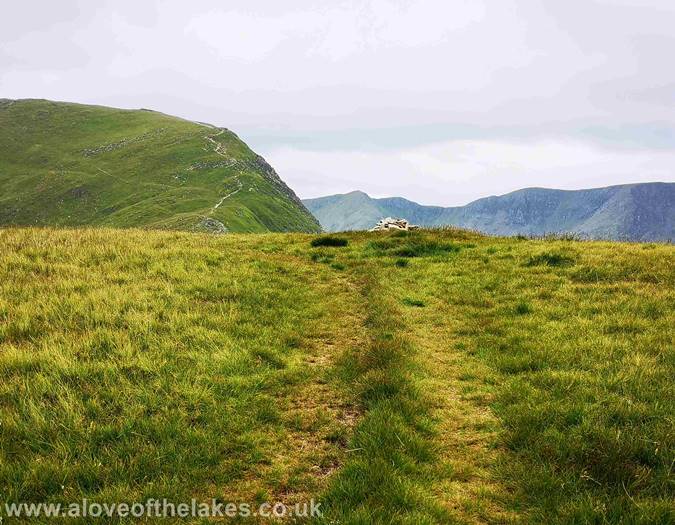The summit cairn on Birks