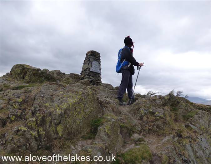 Ste on the summit of Black Fell