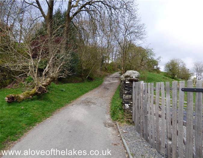 The tarmac path