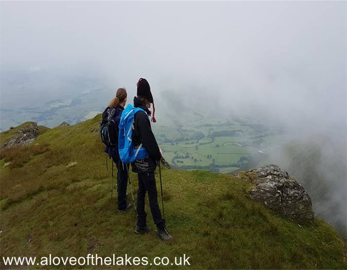 Skirting the edge of the Fell