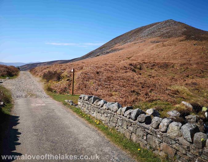 The end of the tarmac road