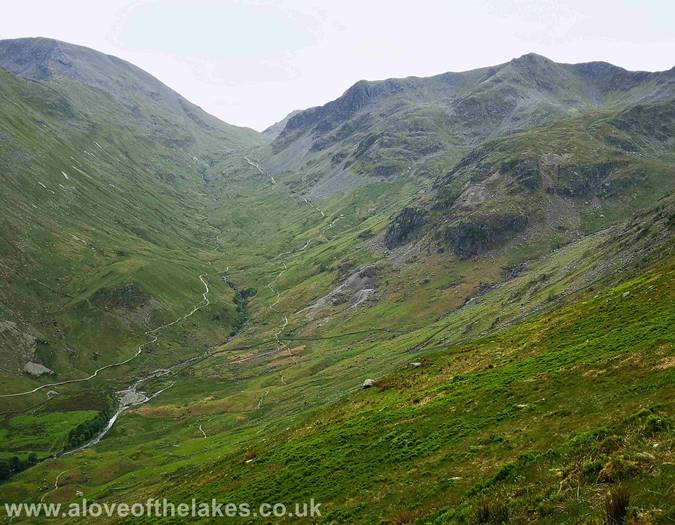 The Col at the head of the valley