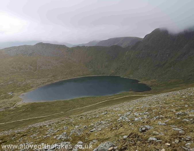 Heading back down to Red Tarn