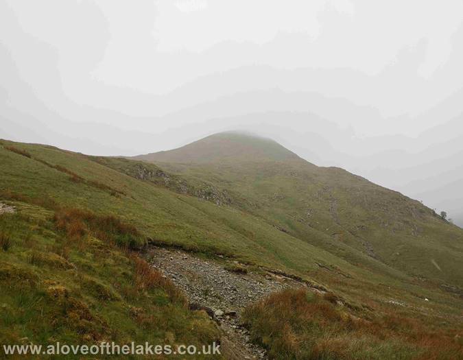 Looking back to Catstye Cam