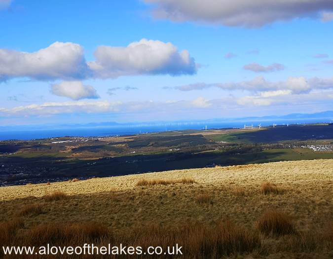 Looking across to the Isle of Man
