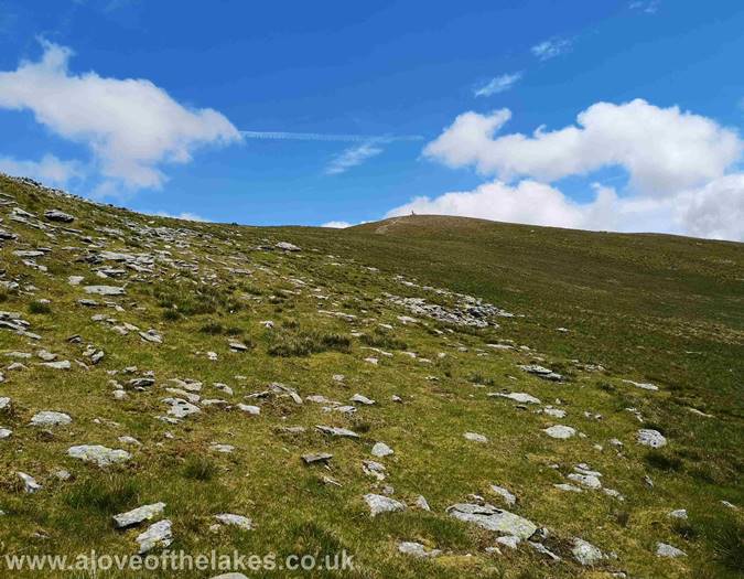 Dollywaggon Pike summit in the distance