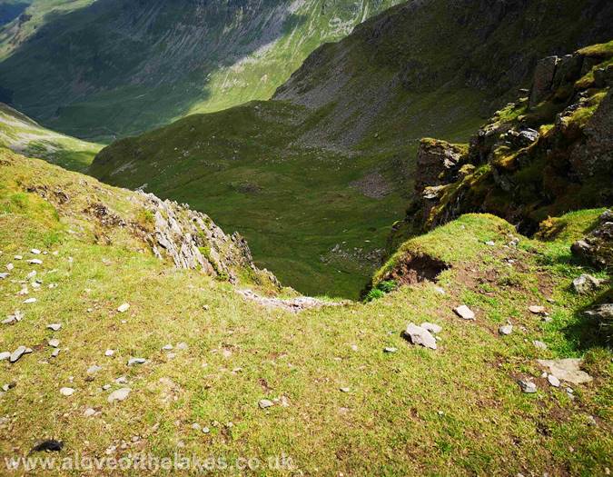 The steep precipice