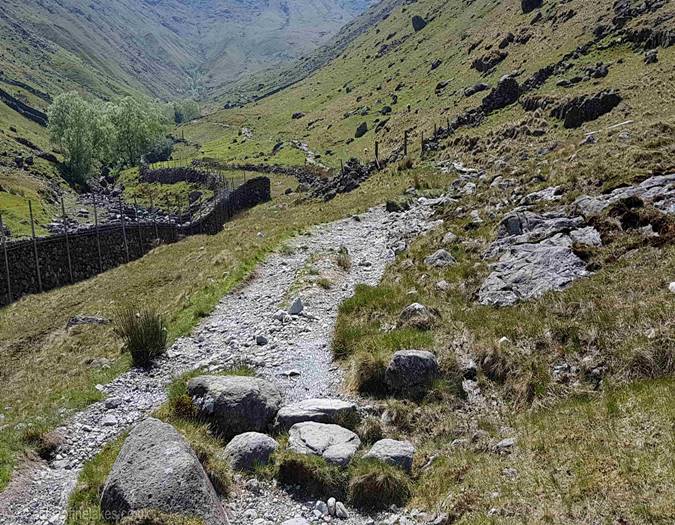 The path up the valley