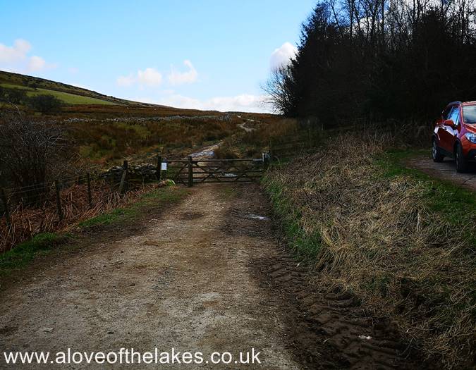 The start of the  track