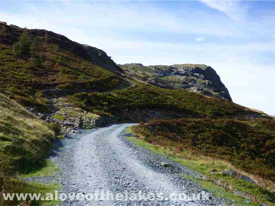 The path towards Honister Crag