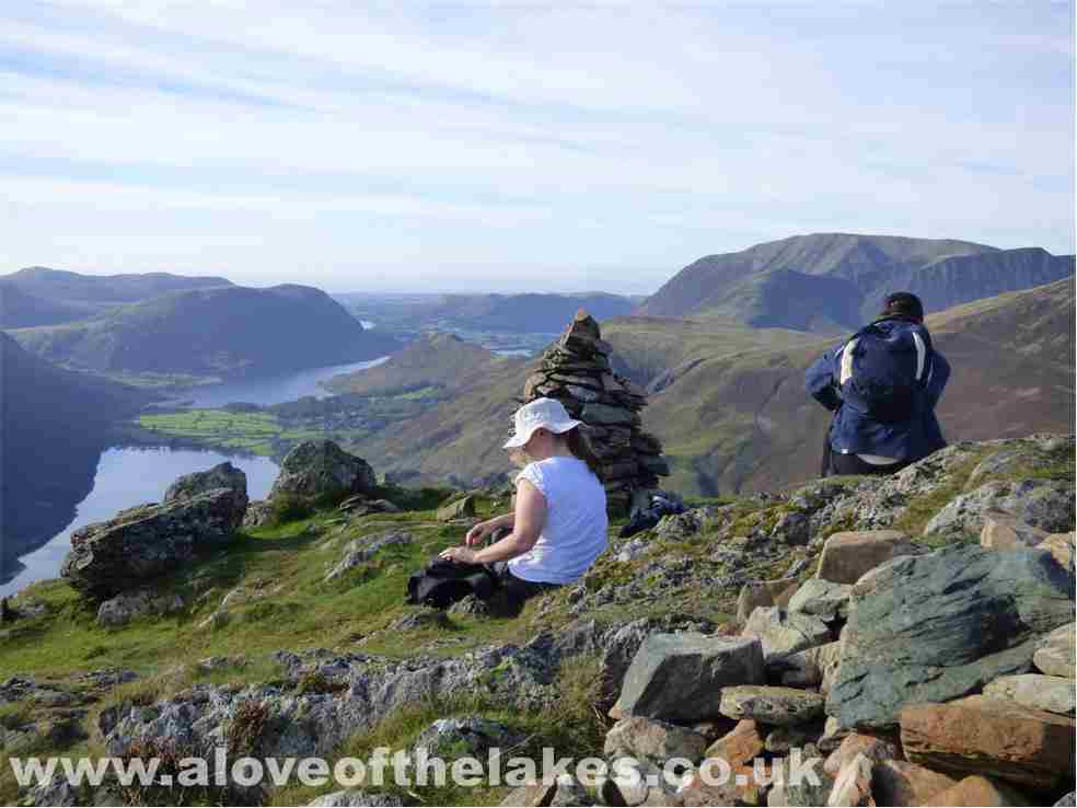 Sue and Ste on the summit