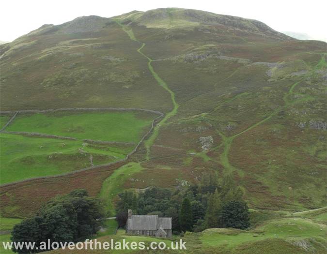 Looking back to Hallin Fell