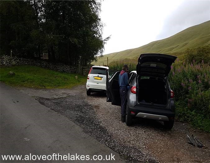 The start of the walk