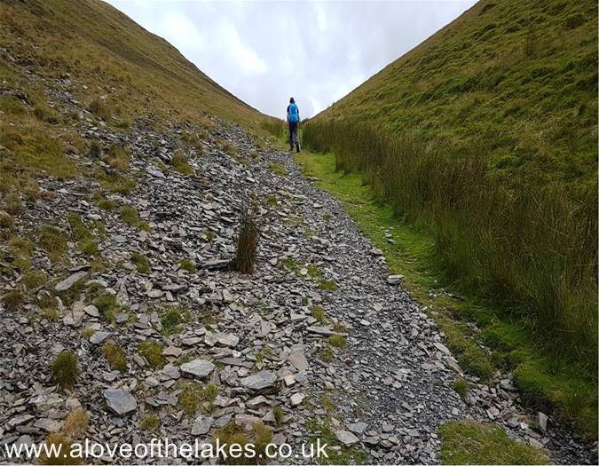 Approaching the head of Trusmador