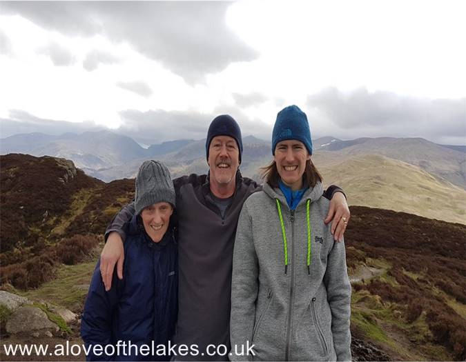 All three  of us on the summit