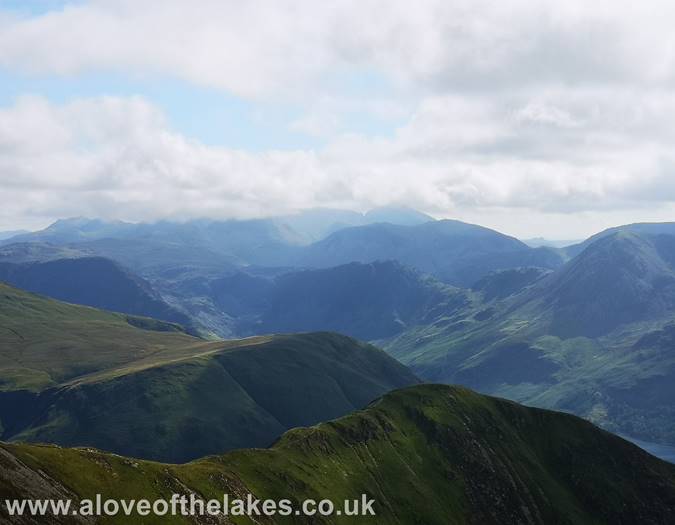 Looking towards the Scafell group