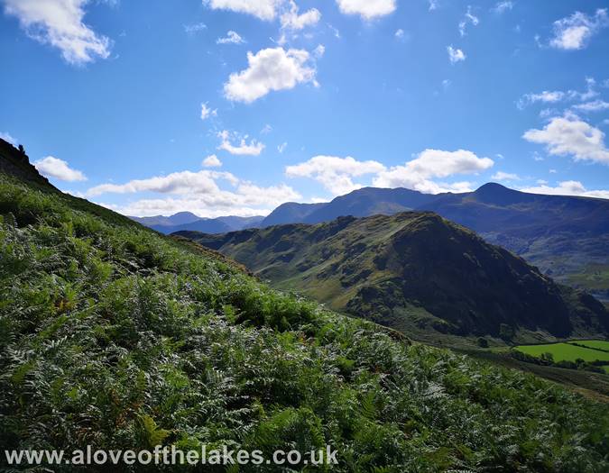 Looking back towards Rannerdale Knotts