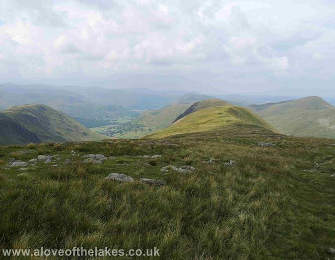 Looking back to Gray Crag