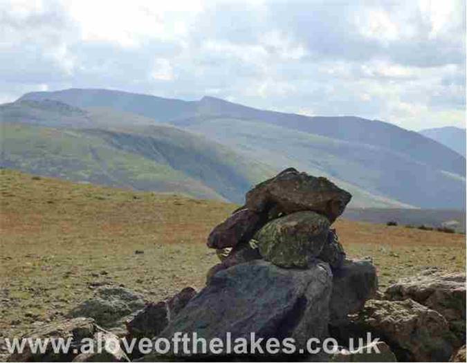 The summit cairn