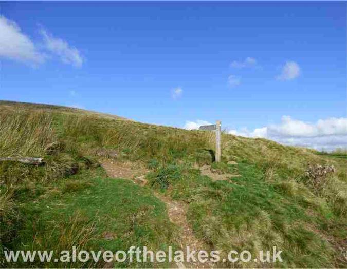 The signposted path