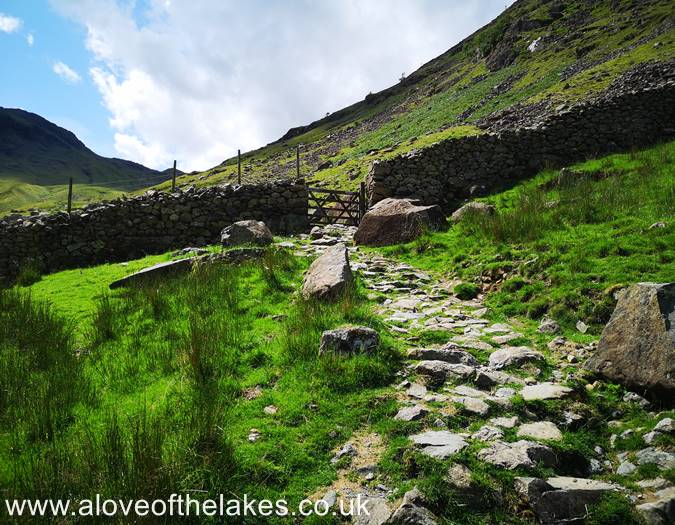 The steep track