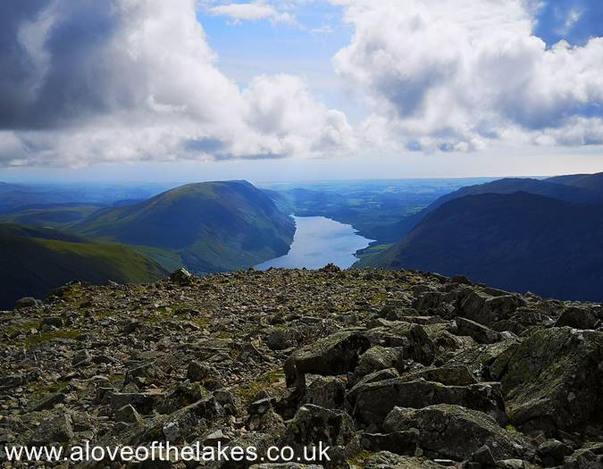 Looking down to Wast Water