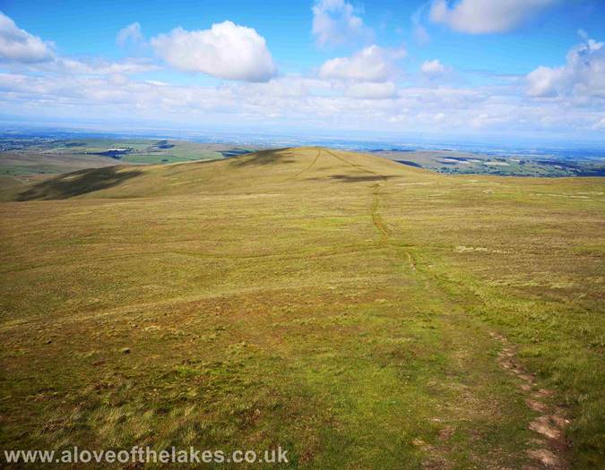 The track to Great Sca Fell
