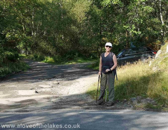 The start of the walk