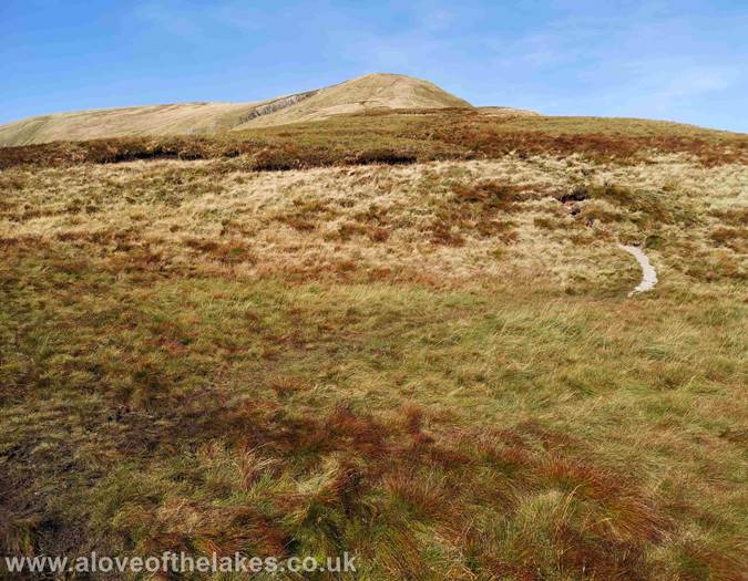 The path across Nick Head