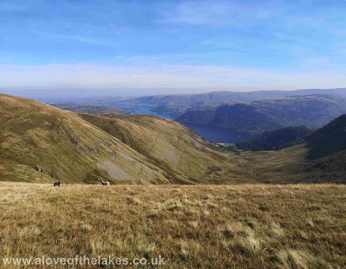 Looking back down the valley