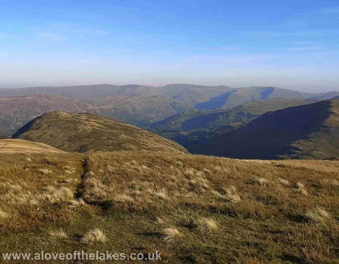 Following the path back to Sheffield Pike