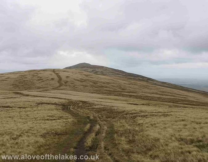 The track to Carrock Fell