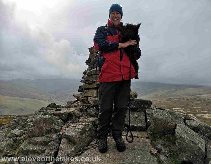 Jones and I on the  summit