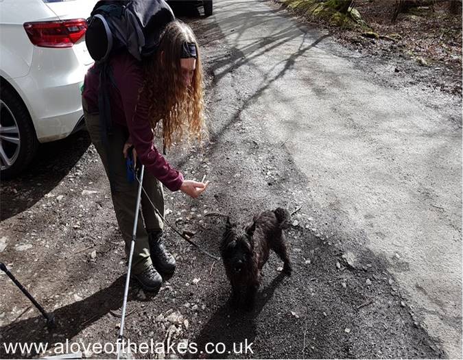 The start of the walk