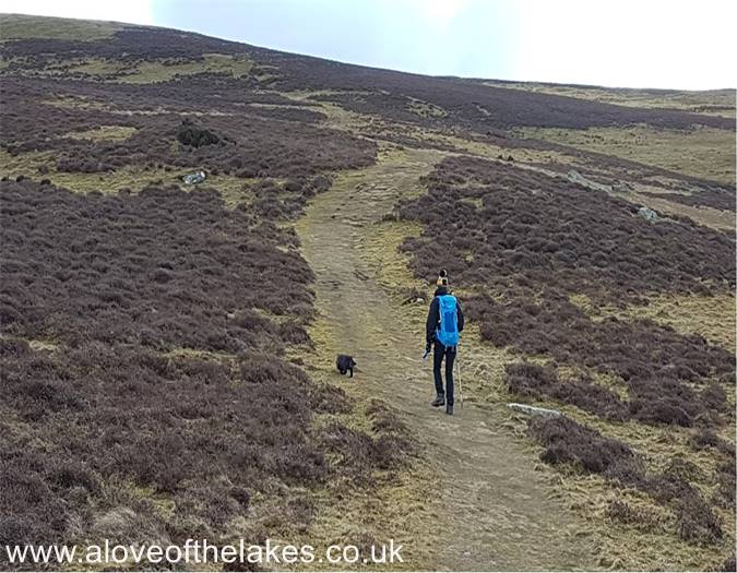 The path is easy to follow