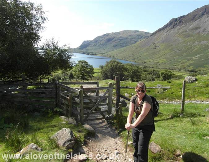 Looking back to Wast Water