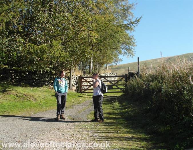 The start of the walk