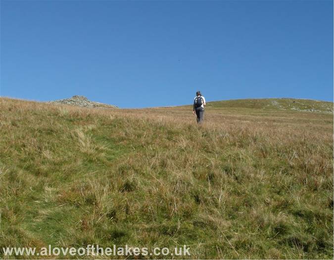 Approaching Meal Fell summit