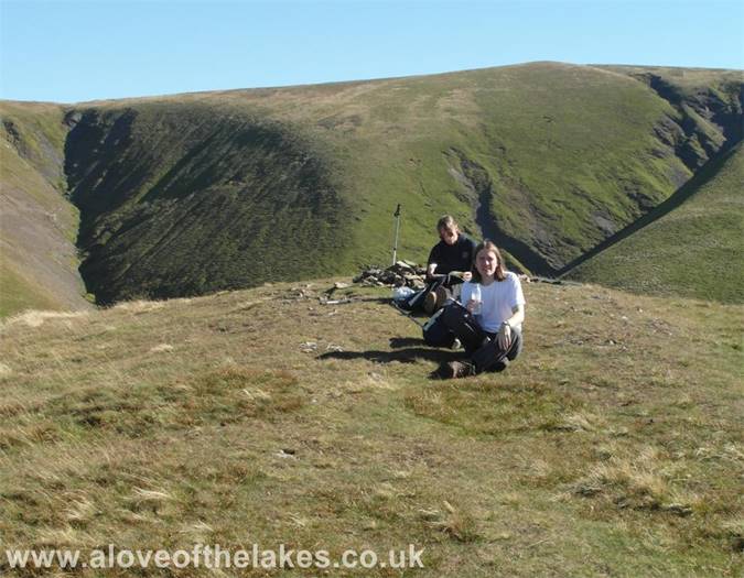 The subsiduary cairn on Meal Fell