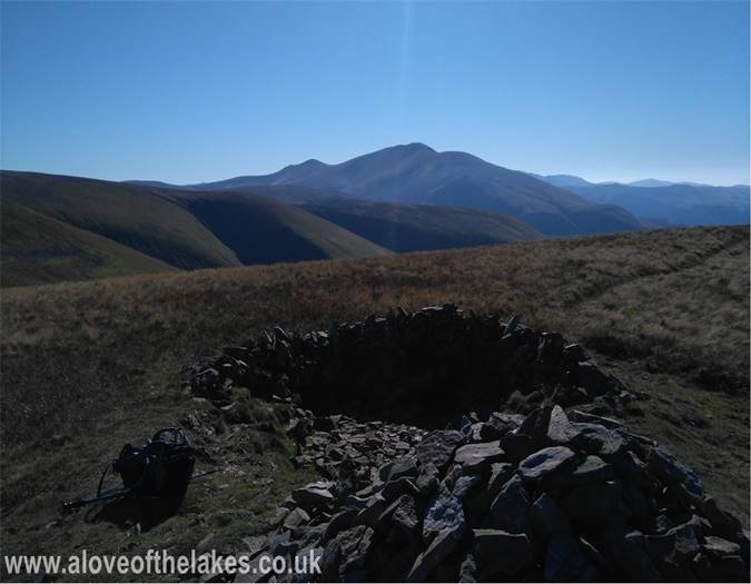 Looking back to Skiddaw from Little Sca Fell