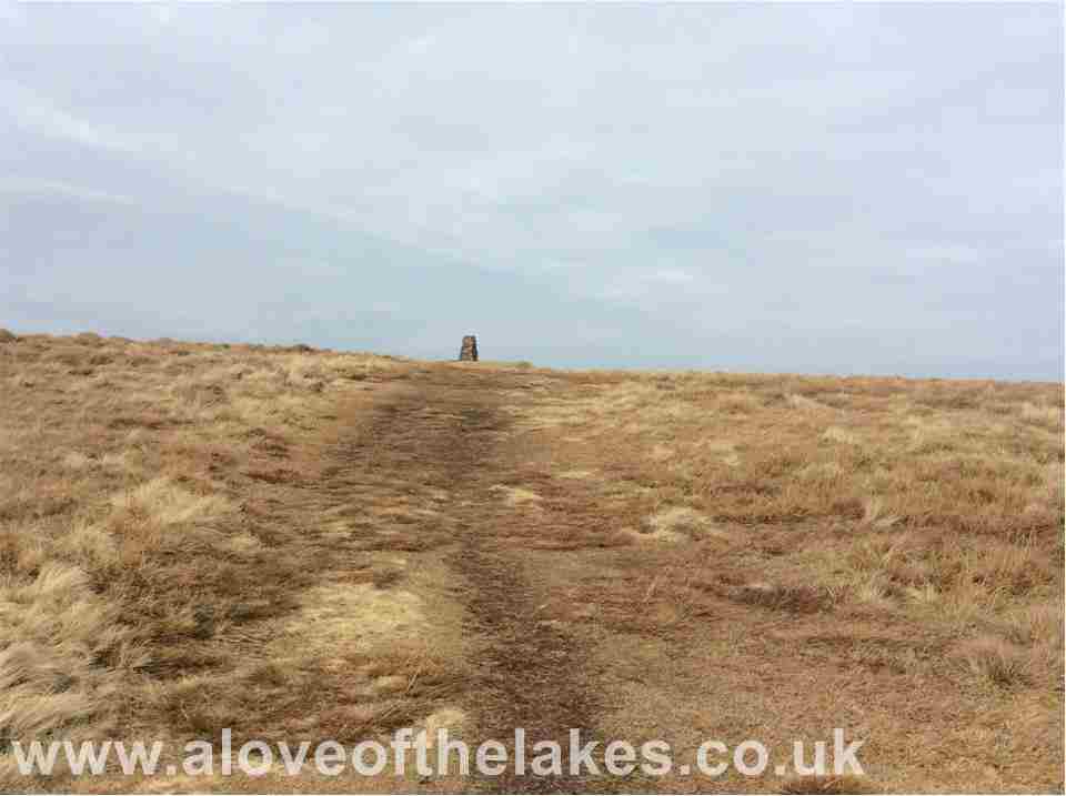 The summit cairn on Little Mell Fell