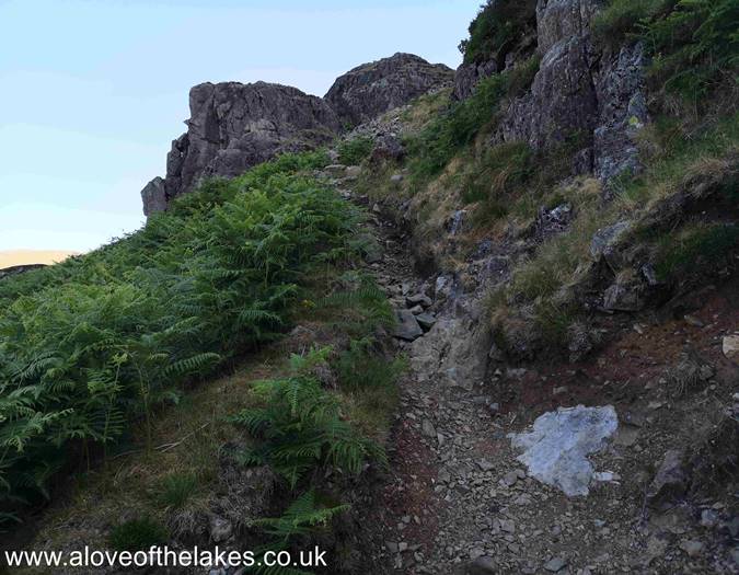 The very steep path